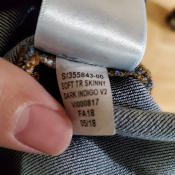 Gap Jeans Womens Size 29 Blue Soft True Rise Skinny Stretch Denim - Picture 4 of 11